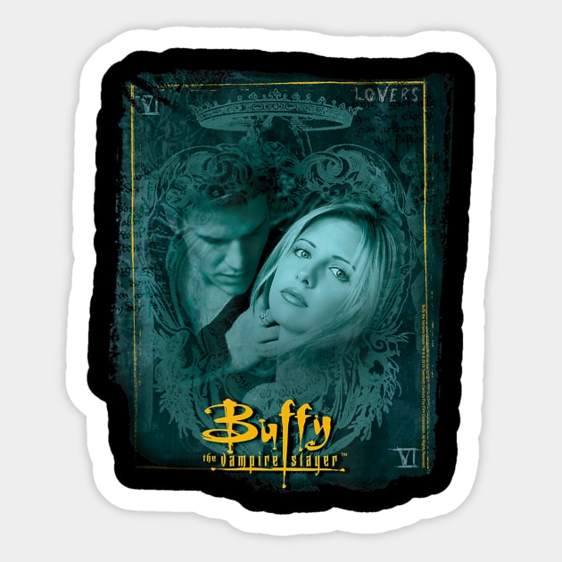 Buffy the Vampire Slayer Buffy and Angel Sticker by defreitasysou